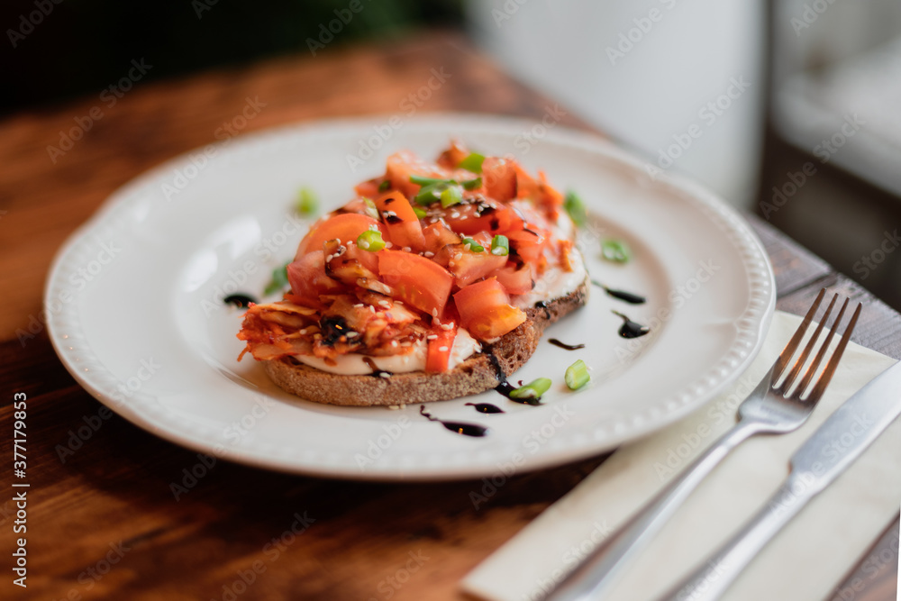 Kimchi Burschetta Kimchi Burschetta