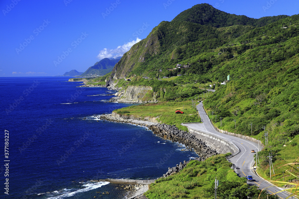 Taiwan Hualien Fengbin Isozaki coast Taiwan Hualien Fengbin Isozaki coast