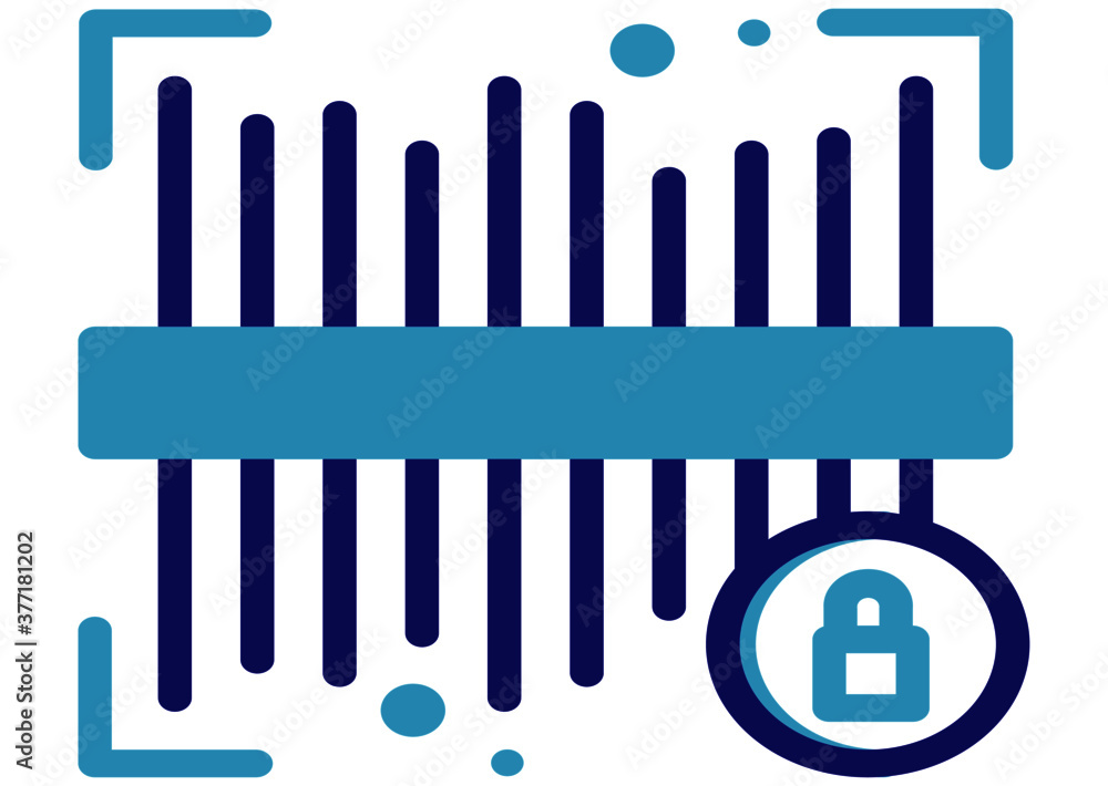 Bio Metric  Vector  icon for apps and website