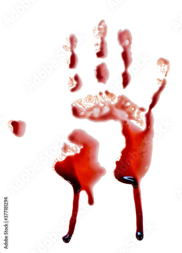 bloody hand