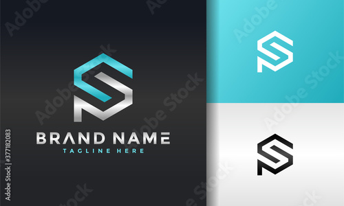 monogram letter CP logo