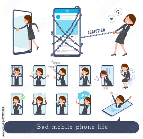 flat type business women_Bad mobile