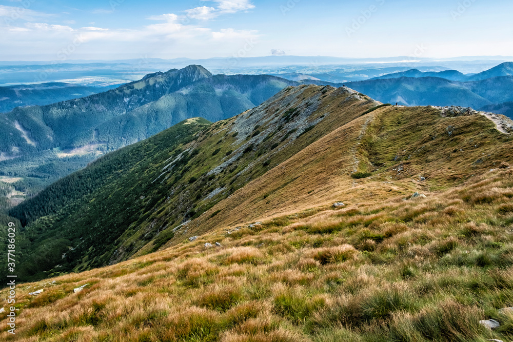 Fototapeta premium Western Tatras scenery, Slovakia, hiking theme