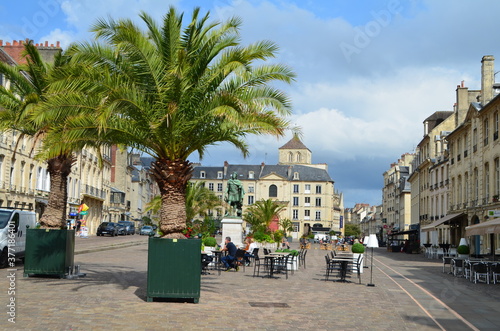 La Place Saint-Sauveur à Caen (Calvados - Normandie - France) Septembre 2020
