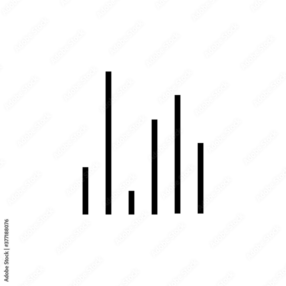 Signal, network, bar vector icon Signal, network, bar vector icon