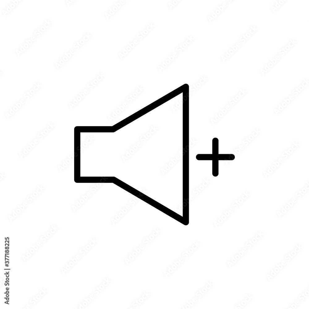 Sound, volume, audio vector icon Sound, volume, audio vector icon