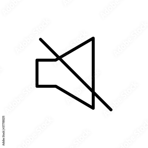 Sound, off, volume vector icon