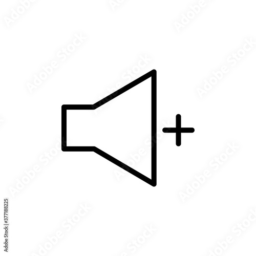 Sound, volume, audio vector icon