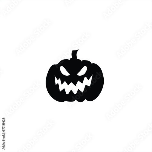 pumpkin halloween party vector solid icon