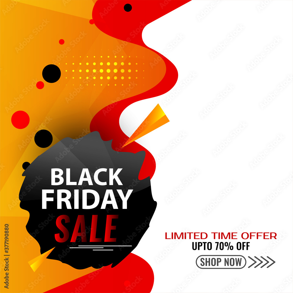Modern Black friday sale shopping background design Modern Black friday sale shopping background design