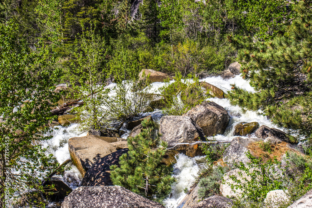 Mountain Rapids From Snow Melt Mountain Rapids From Snow Melt