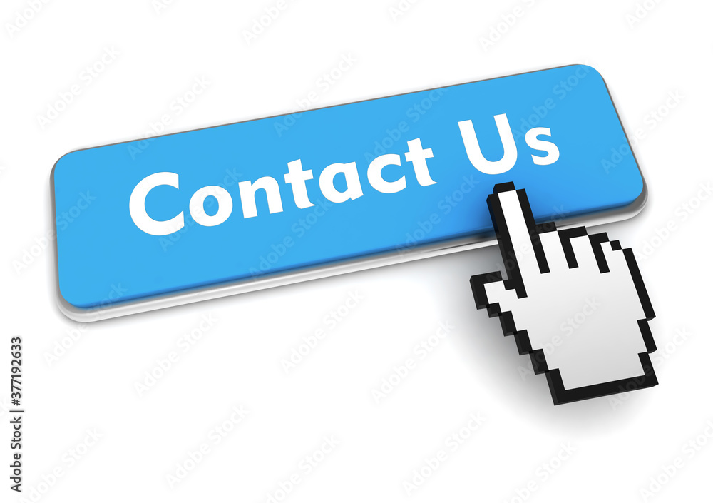 contact us button concept 3d illustration contact us button concept 3d illustration