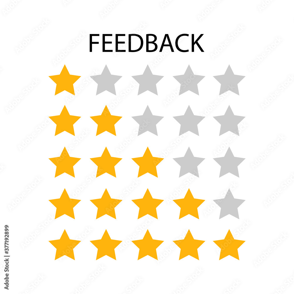 Five star icon. 5 stars. Vector illustration eps 10 Five star icon. 5 stars. Vector illustration eps 10