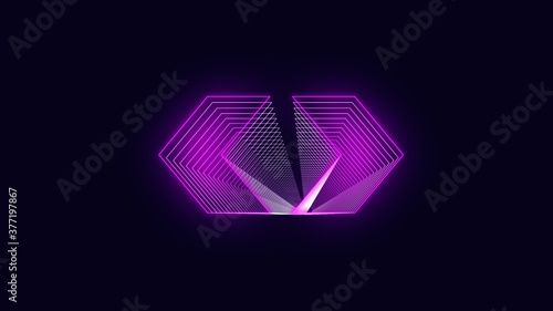 Efecto neo simbolos. symbol