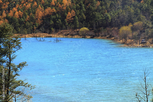 Yunnan Lijiang Yulong Xueba National Park Blue Moon Lake photo