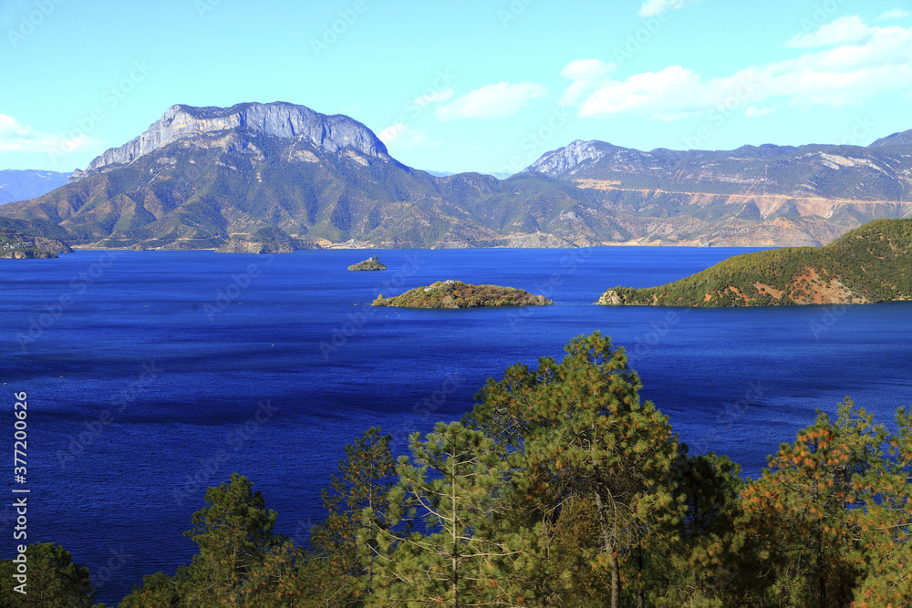 Yunnan Lijiang Lugu Lake Gemu Goddess Mountain Yunnan Lijiang Lugu Lake Gemu Goddess Mountain