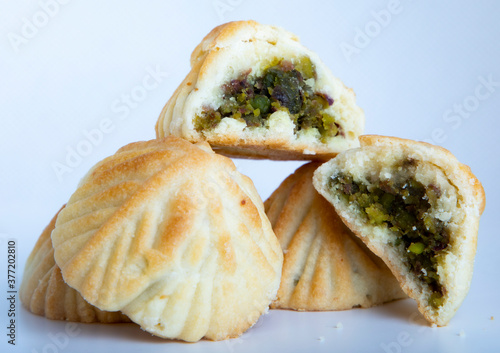 Arabic maamoul with pistachio photo