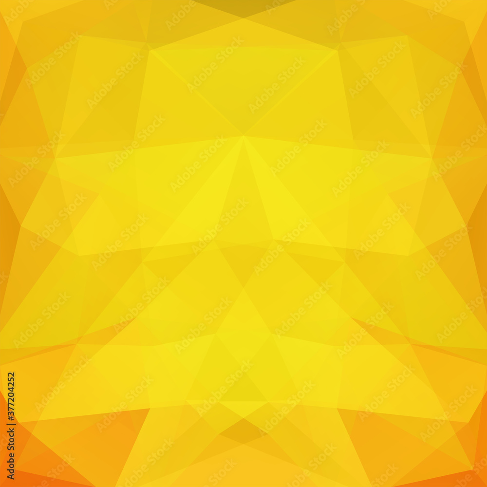 Yellow polygonal vector background. Can be used in cover design, book design, website background. Vector illustration Yellow polygonal vector background. Can be used in cover design, book design, website background. Vector illustration
