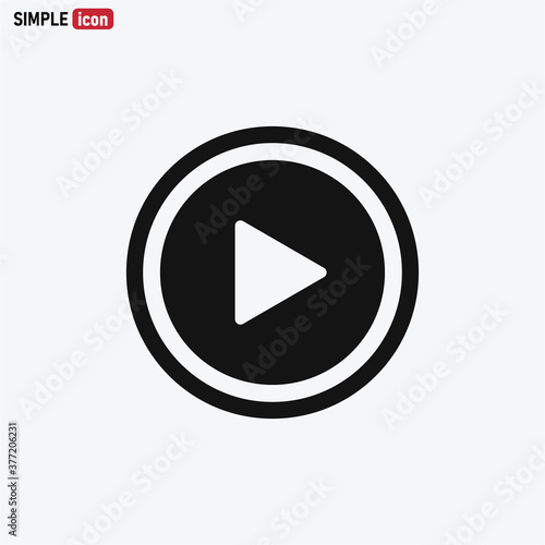 Free Download Play icon vector . Play button - GFXLoad