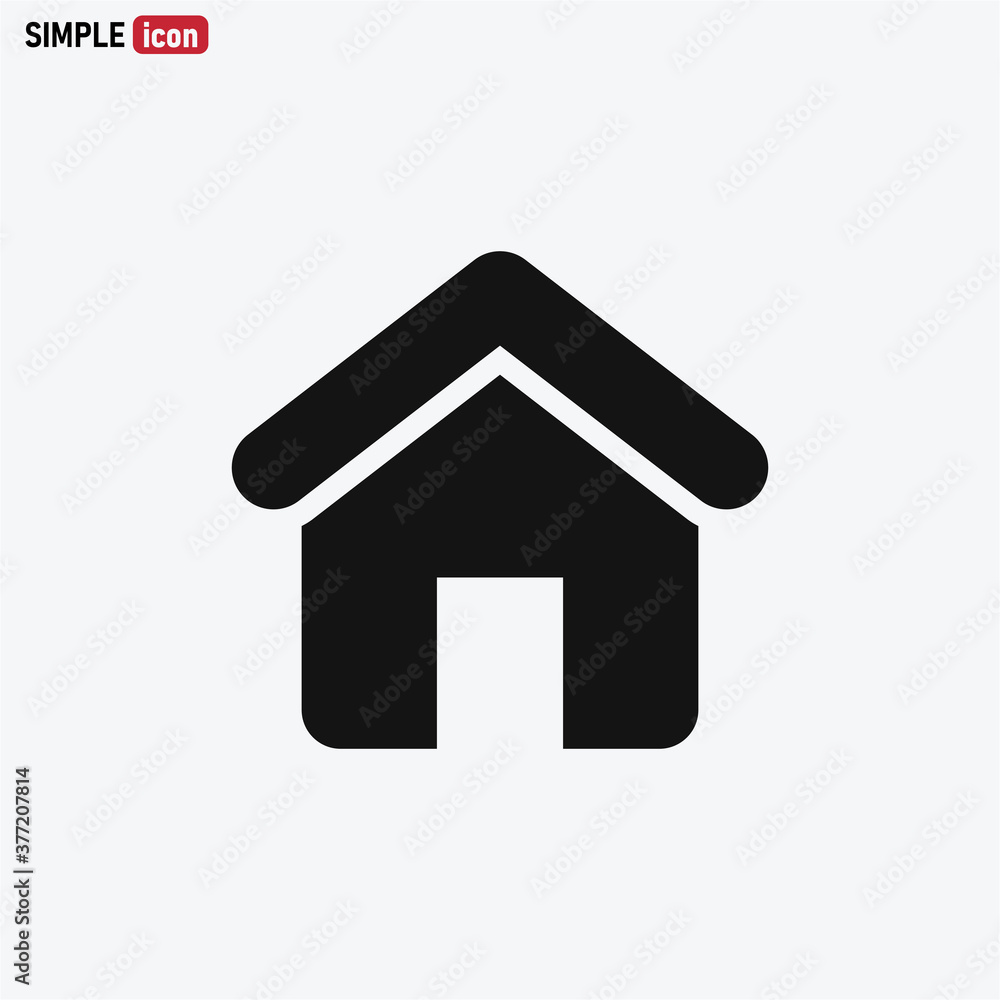 Home icon vector . House sign Home icon vector . House sign