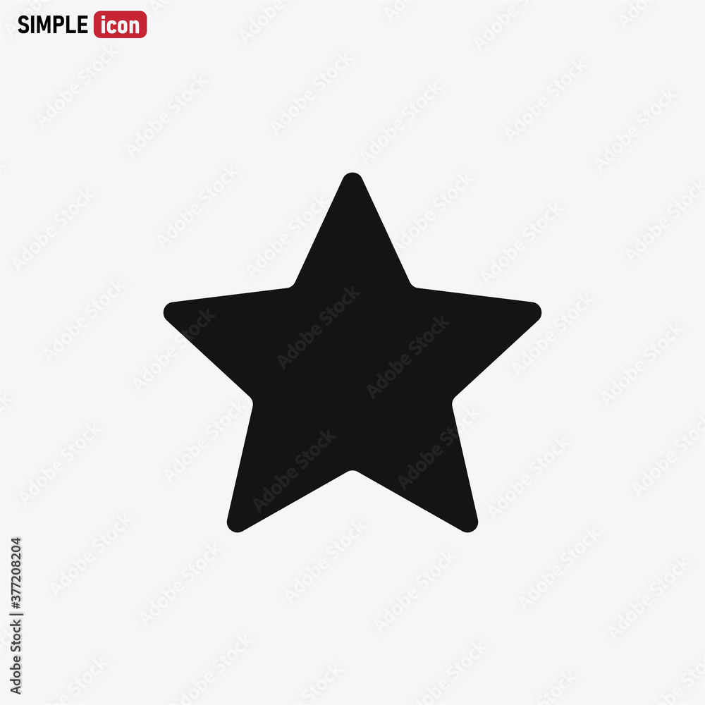 Star icon vector . Star sign Star icon vector . Star sign