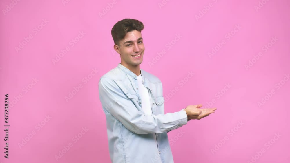 Young student teenager man smiling confident with crossed arms Young student teenager man smiling confident with crossed arms
