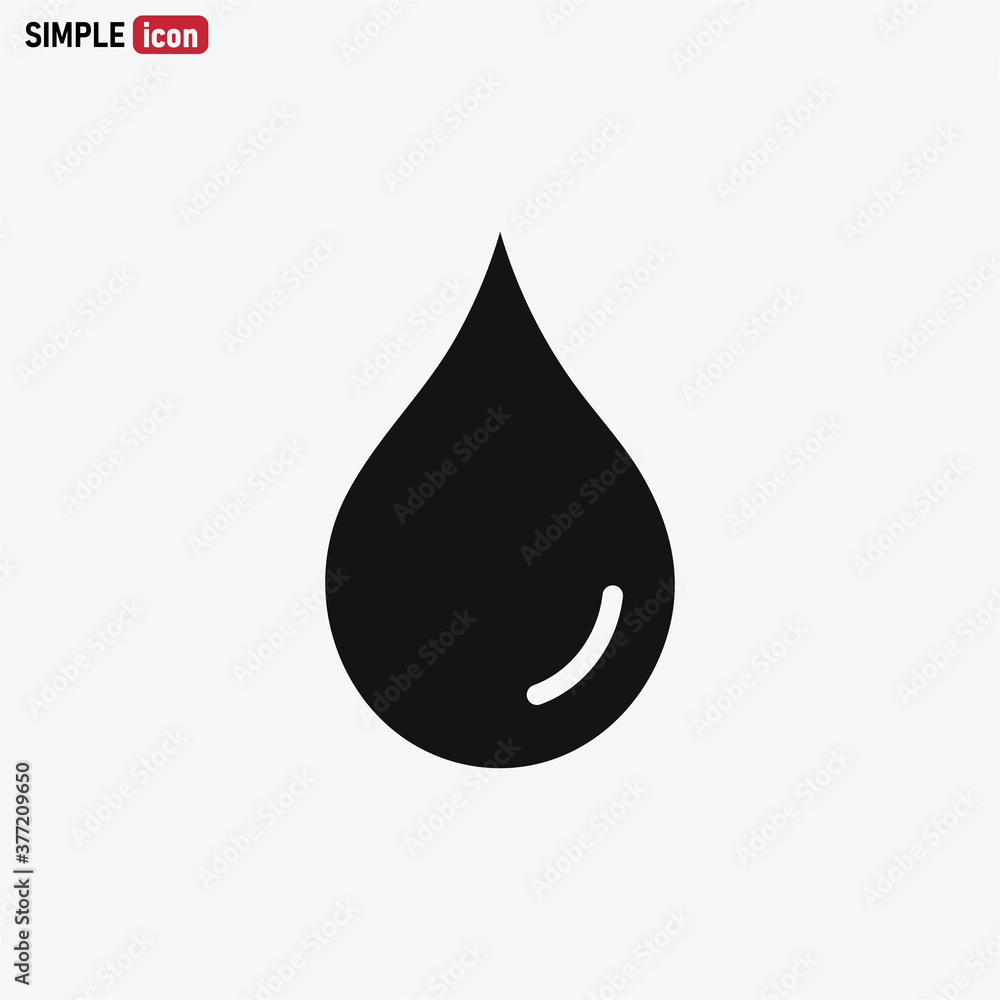Drop icon vector . Water sign Drop icon vector . Water sign