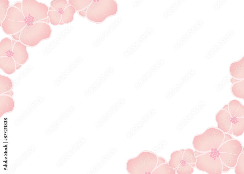 Floral Background, Pink Flowers, Bridal Shower Greeting Card, Photo Frame, Flower Pretty Vector Illustration Background Floral Background, Pink Flowers, Bridal Shower Greeting Card, Photo Frame, Flower Pretty Vector Illustration Background