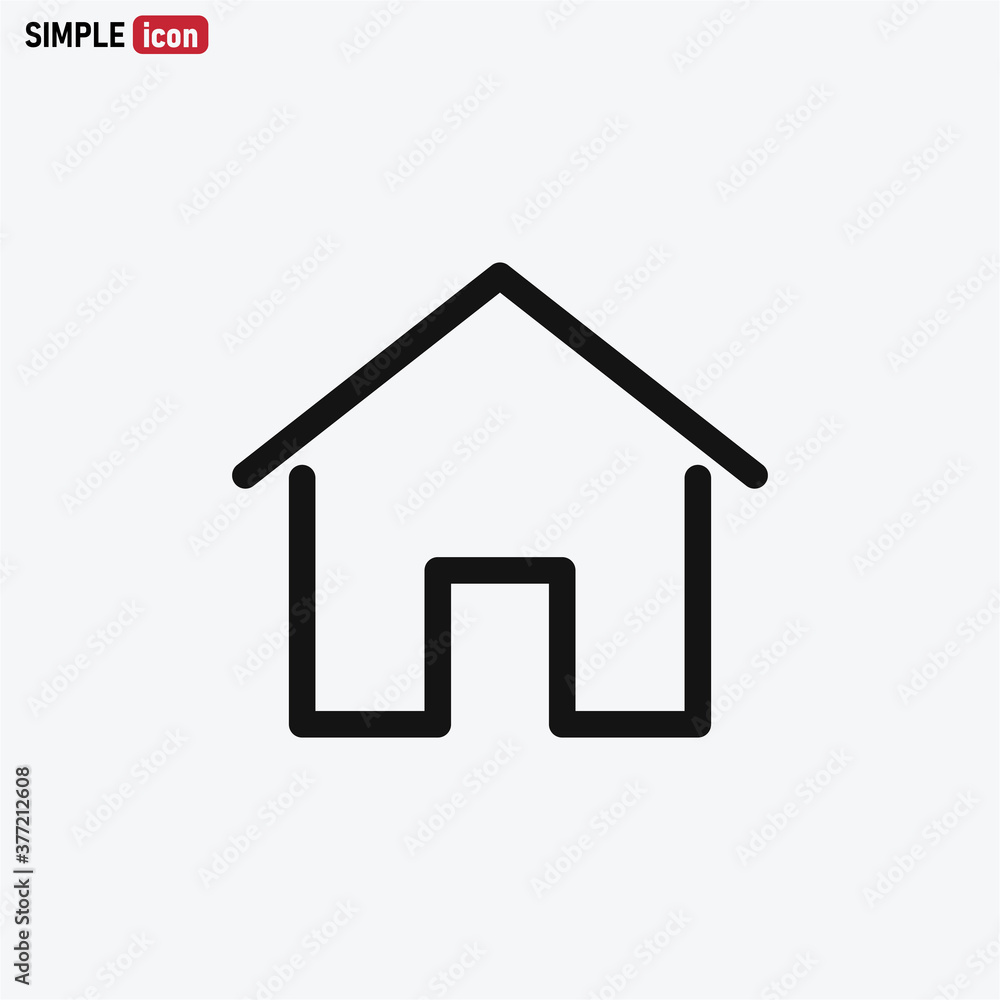 Home icon vector . House sign Home icon vector . House sign