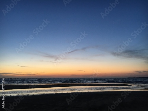 sunset on the beach © kievita