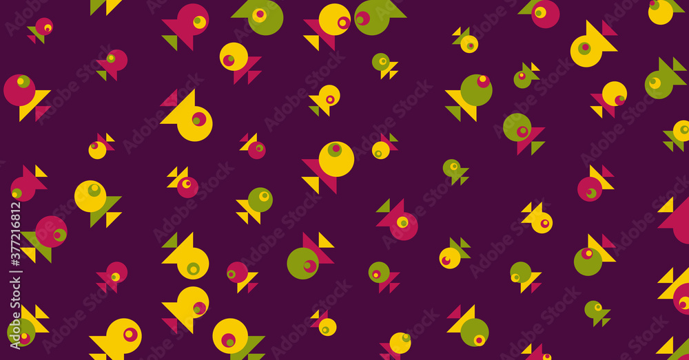 Abstract Color Halftone Dots generative art background illustration Abstract Color Halftone Dots generative art background illustration