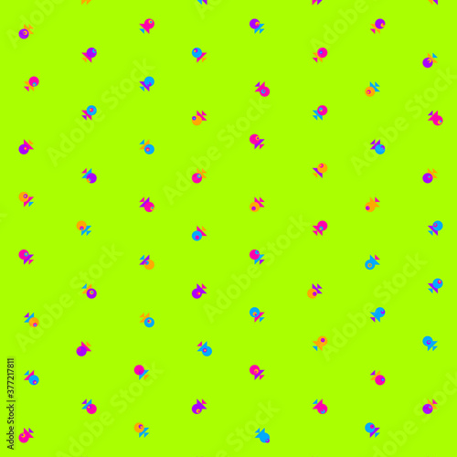 Fototapeta Naklejka Na Ścianę i Meble -  Abstract Color Halftone Dots generative art background illustration