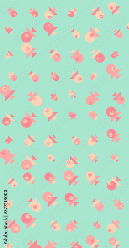 Abstract Color Halftone Dots generative art background illustration Abstract Color Halftone Dots generative art background illustration