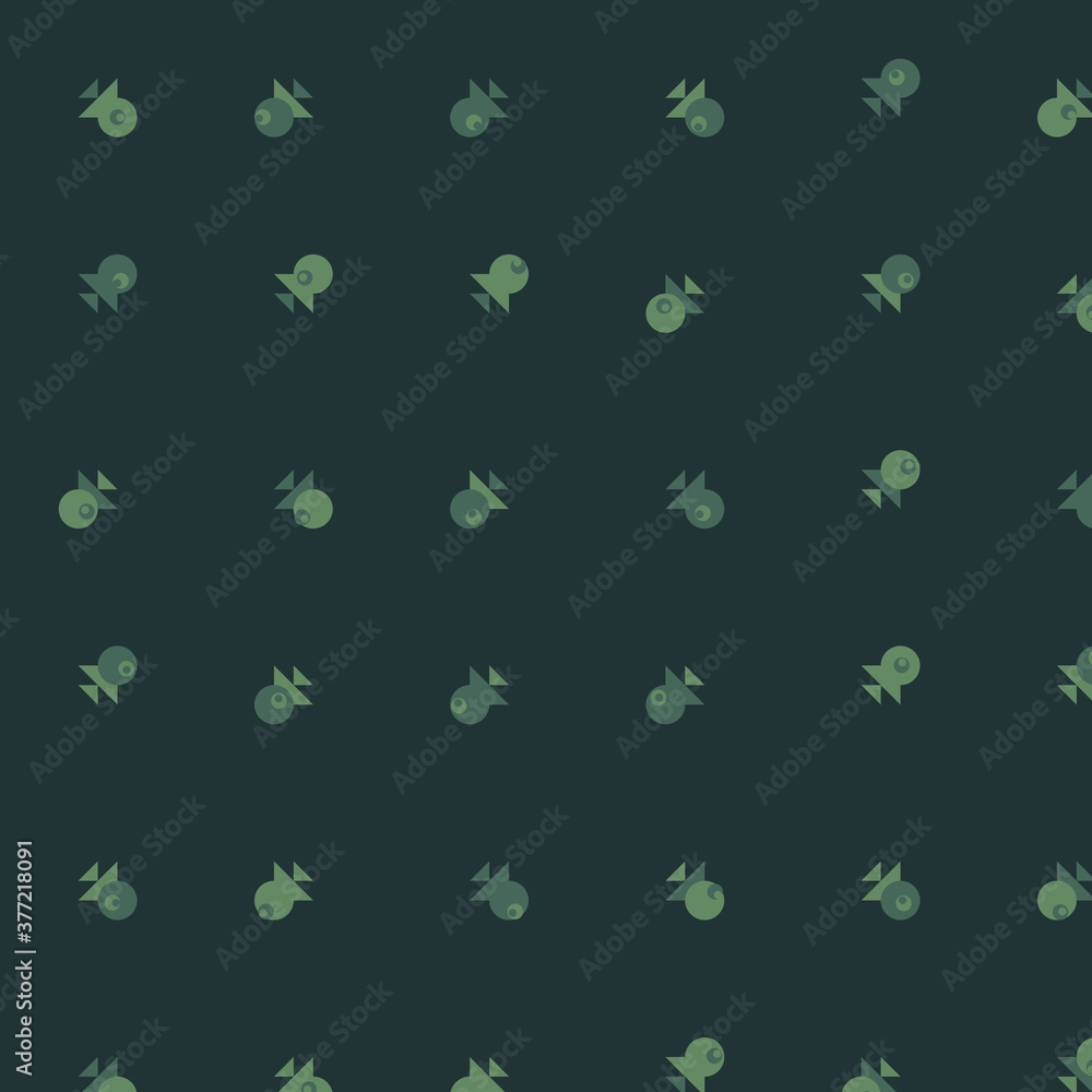 Abstract Color Halftone Dots generative art background illustration