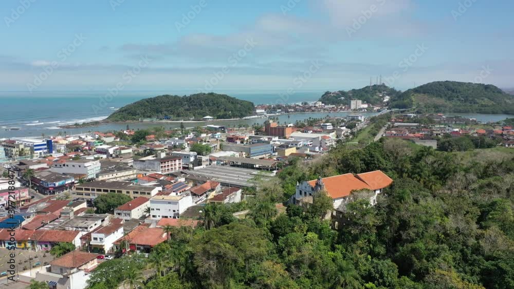 City life scene of Santos, Sao Paulo, Brazil. Top view of beach in the urban city. Aerial view of Santos, Sao Paulo, Brazil. Travel beach scene in Santos. Beach view. City life scene. City life scene of Santos, Sao Paulo, Brazil. Top view of beach in the urban city. Aerial view of Santos, Sao Paulo, Brazil. Travel beach scene in Santos. Beach view. City life scene.