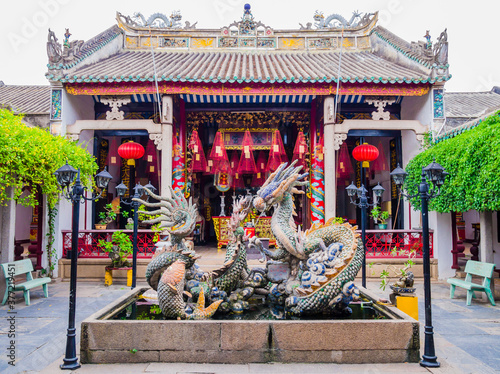 Obraz na płótnie Stunning view of Quang Trieu (cantonese) assembly hall, one of the most famous t