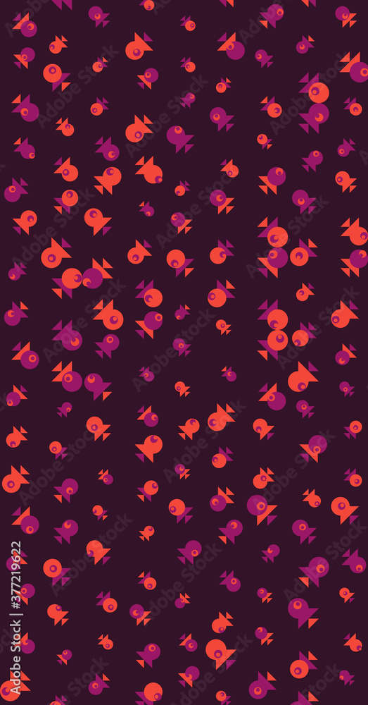 Abstract Color Halftone Dots generative art background illustration Abstract Color Halftone Dots generative art background illustration