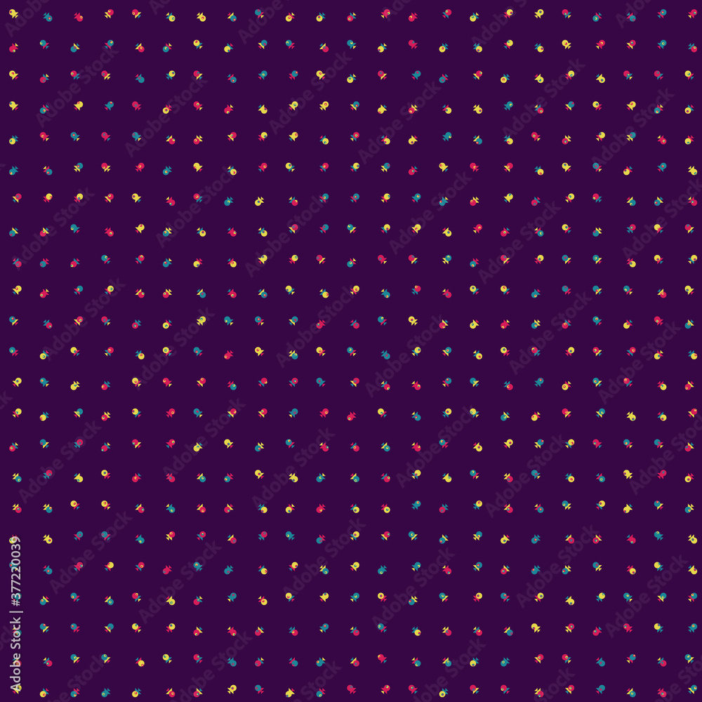 Abstract Color Halftone Dots generative art background illustration Abstract Color Halftone Dots generative art background illustration