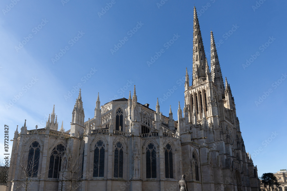 Obraz premium Bordeaux Cathedral Saint-Andre, Bordeaux, France