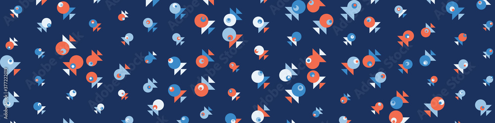 Fototapeta premium Abstract Color Halftone Dots generative art background illustration