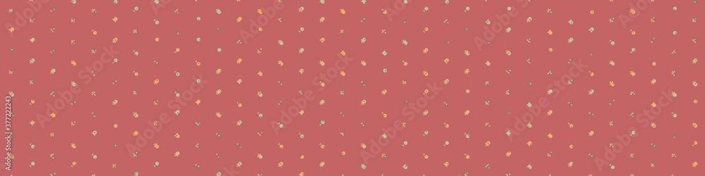 Abstract Color Halftone Dots generative art background illustration