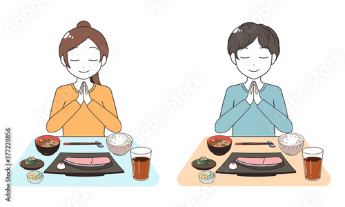 食事前のお祈り