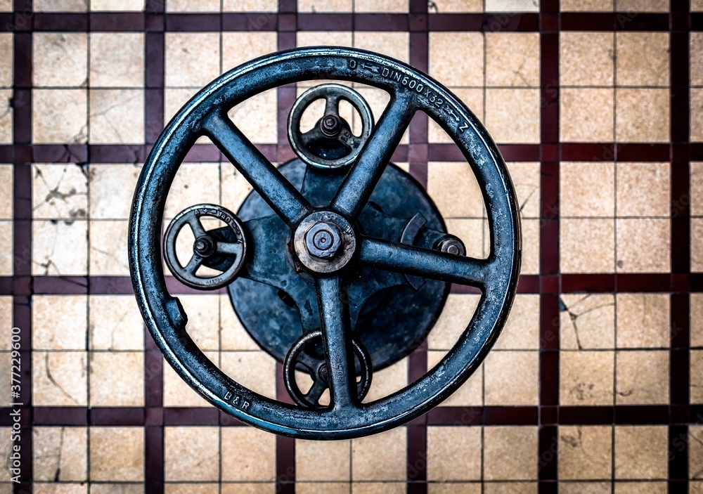 wheel in old german cookie-factorie