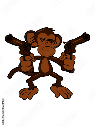 affe Pistolen Waffen 