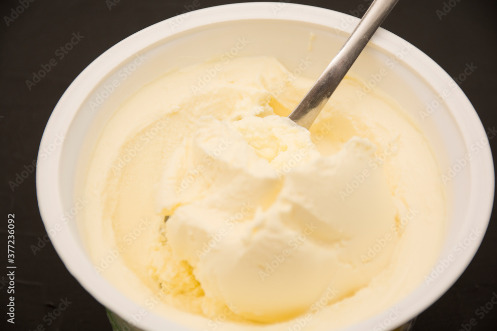 Bowl of fresh cream cheese spread. Bowl of fresh cream cheese spread.
