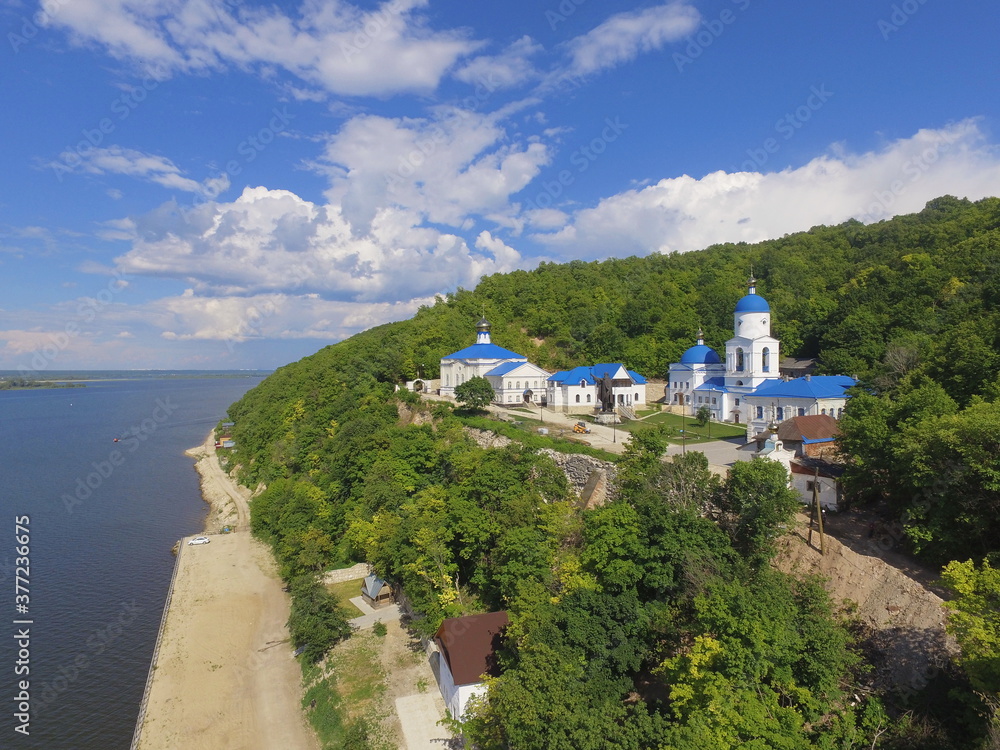 Holy ascension Makaryevsky monastery. Tatarstan, Russia.