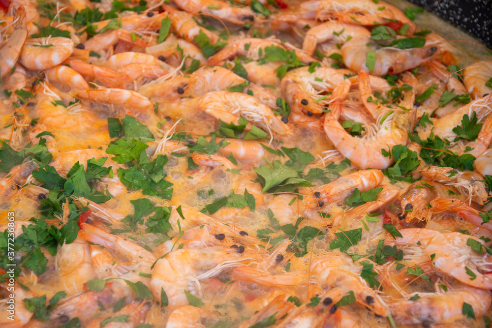 fresh shrimp with rice in wine in Bistrita,Romania ,2020 fresh shrimp with rice in wine in Bistrita,Romania ,2020