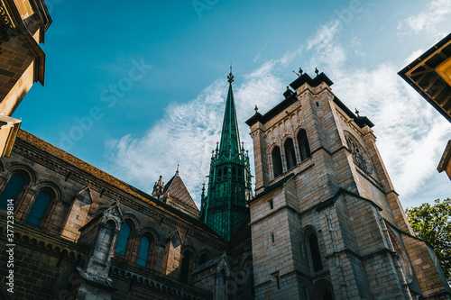 Ciudad de Ginebra en Suiza