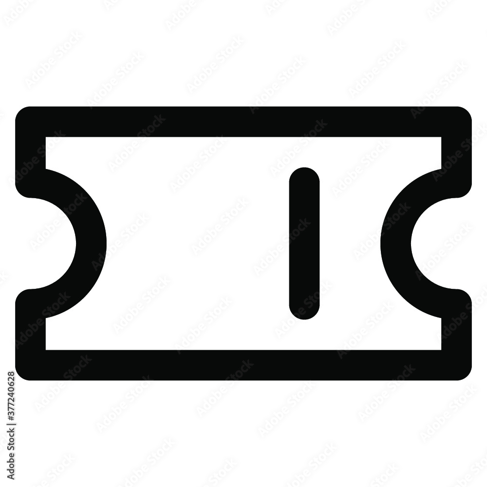voucher icon. vector thin line mini icon. Thin line simple outline icons, 24x24px grid. Pixel Perfect. Editable stroke voucher icon. vector thin line mini icon. Thin line simple outline icons, 24x24px grid. Pixel Perfect. Editable stroke