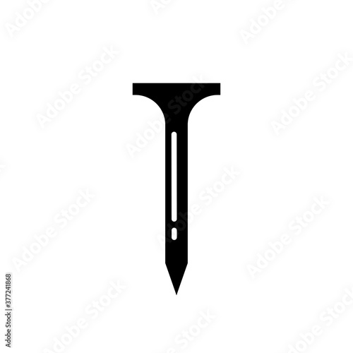 Nail icon vector